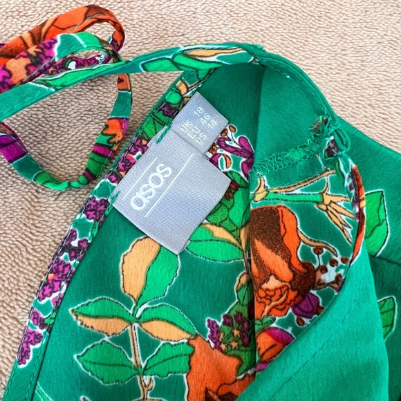 ASOS Women's Floral Career Blouse Multi Color - Picture 3 of 14